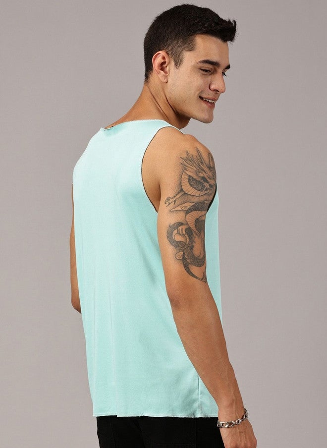 Rodzen Pack Of 2 Printed Round Neck Sleeveless Basic Innerwear Vests - Image 5